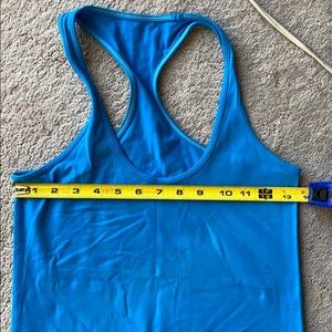 Lululemon blue racer back tank top.